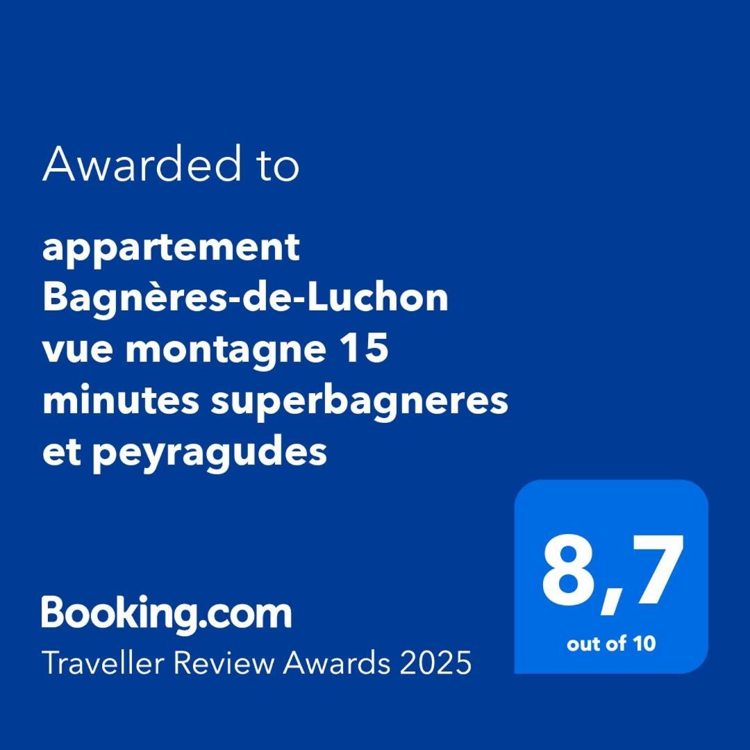 Appart T 3 Bagneres-De-Luchon Vue Montagne - Piscine Mi Juin ภายนอก รูปภาพ